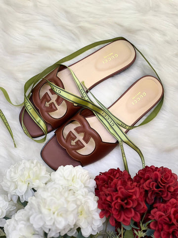 Gucci Interlocking G Cut Out Slide Sandal