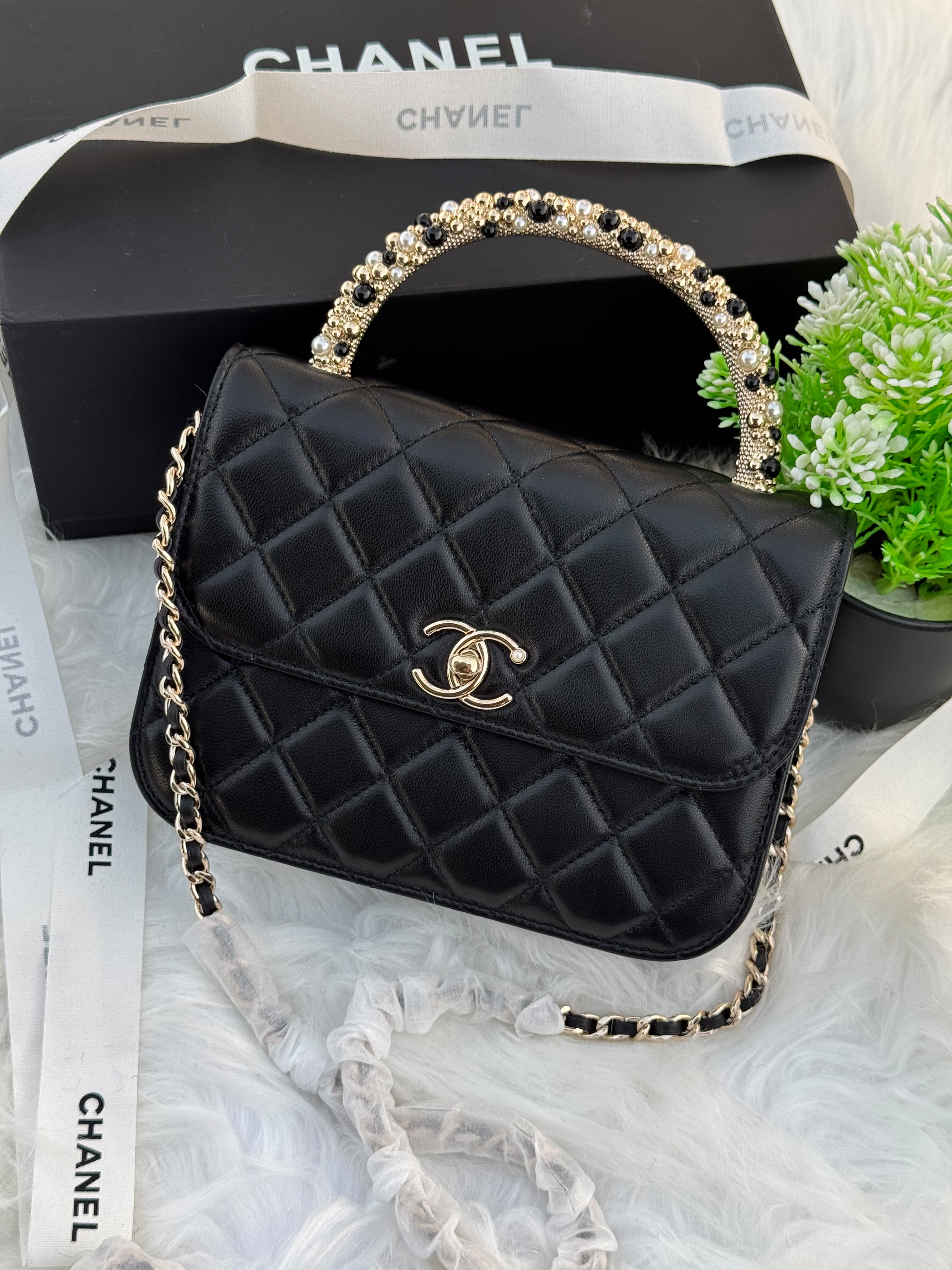 Chanel Flap Top Handle 18cm