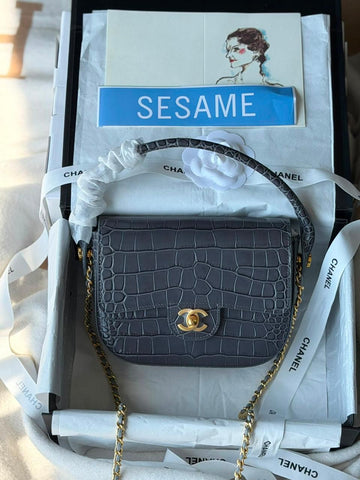 Chanel Mini Flap Bag With Top Handle 20cm