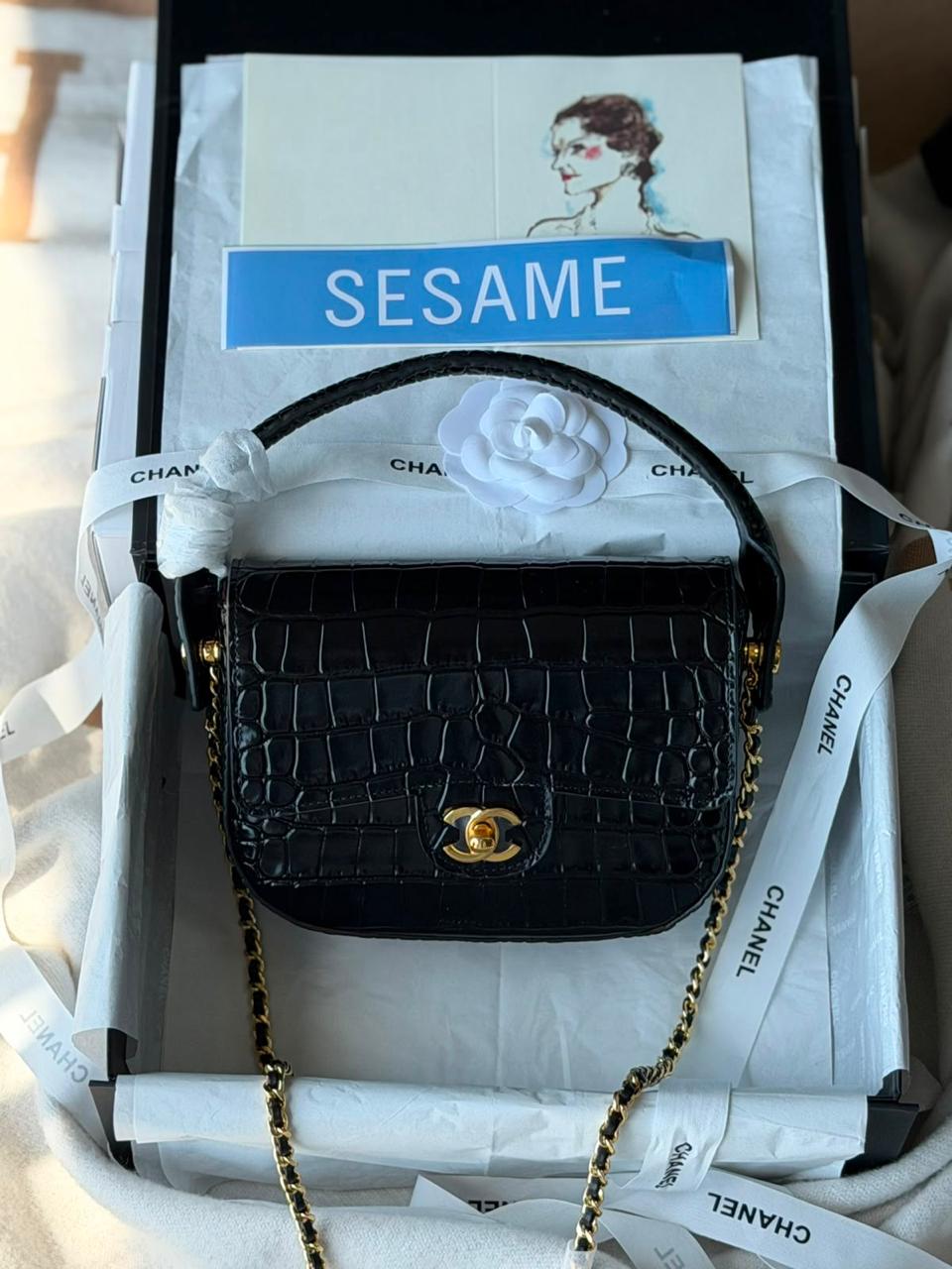 Chanel Mini Flap Bag With Top Handle 20cm