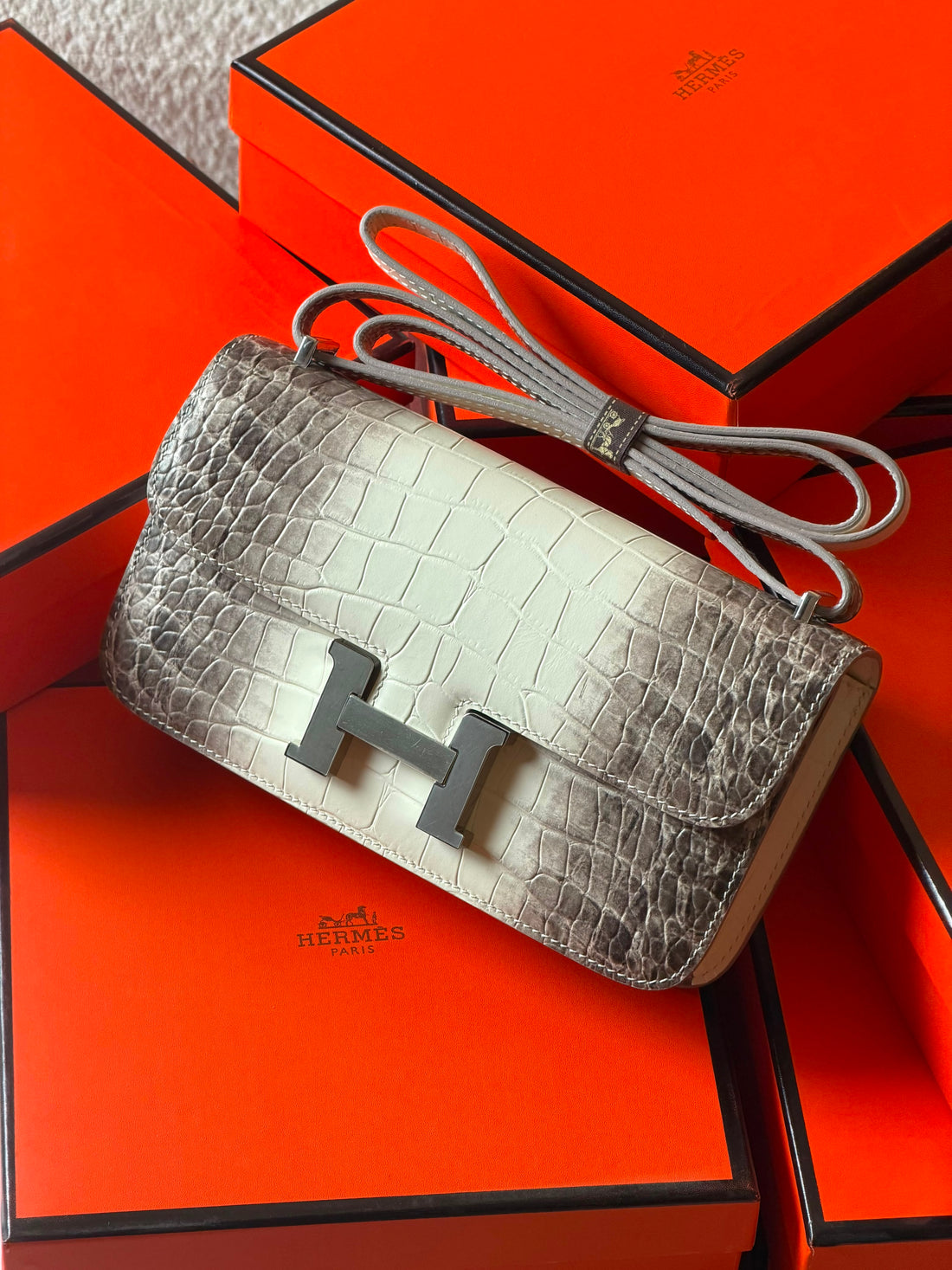 Hermes Constance Crocodile 23cm