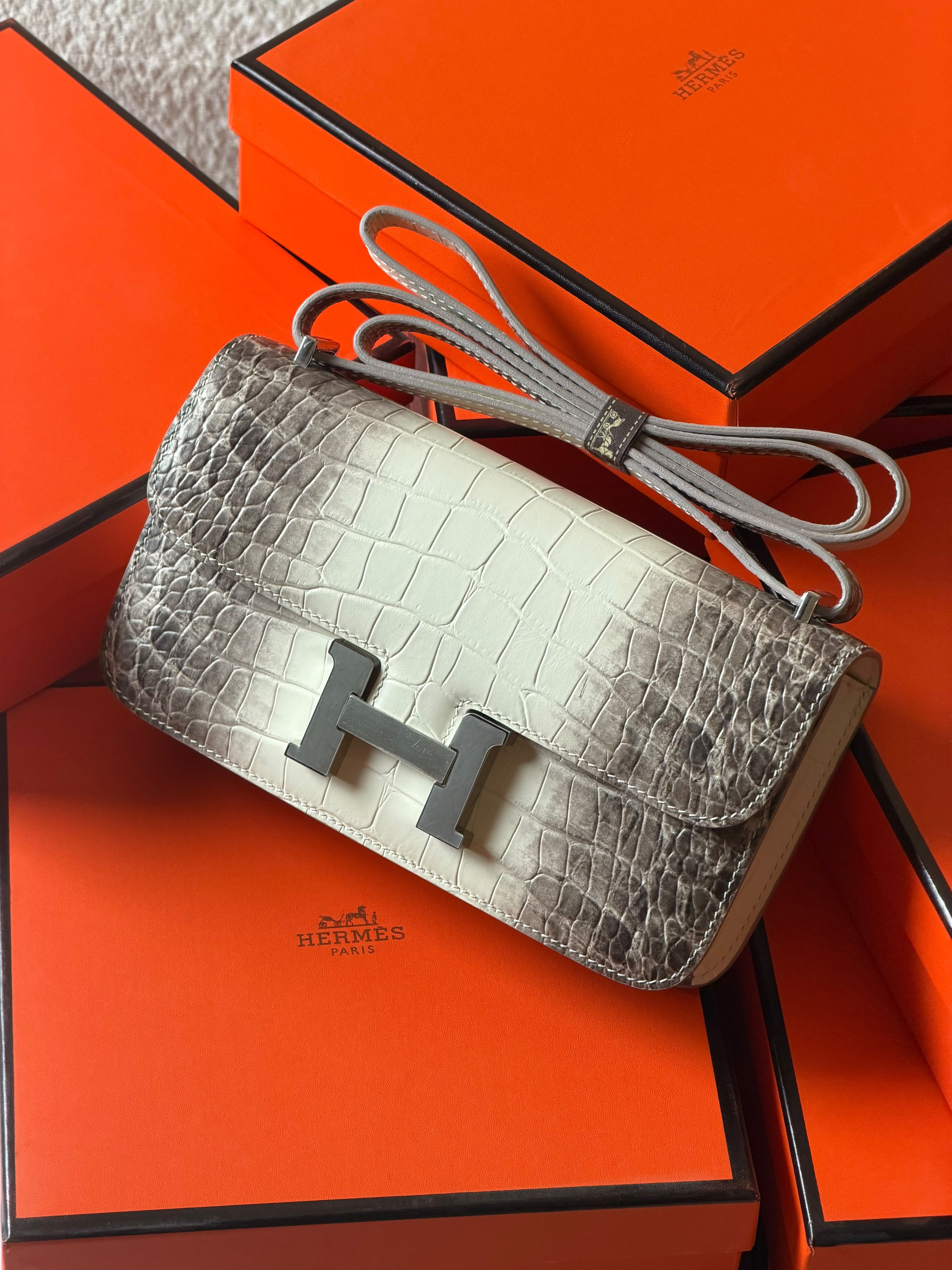 Hermes Constance Crocodile 23cm