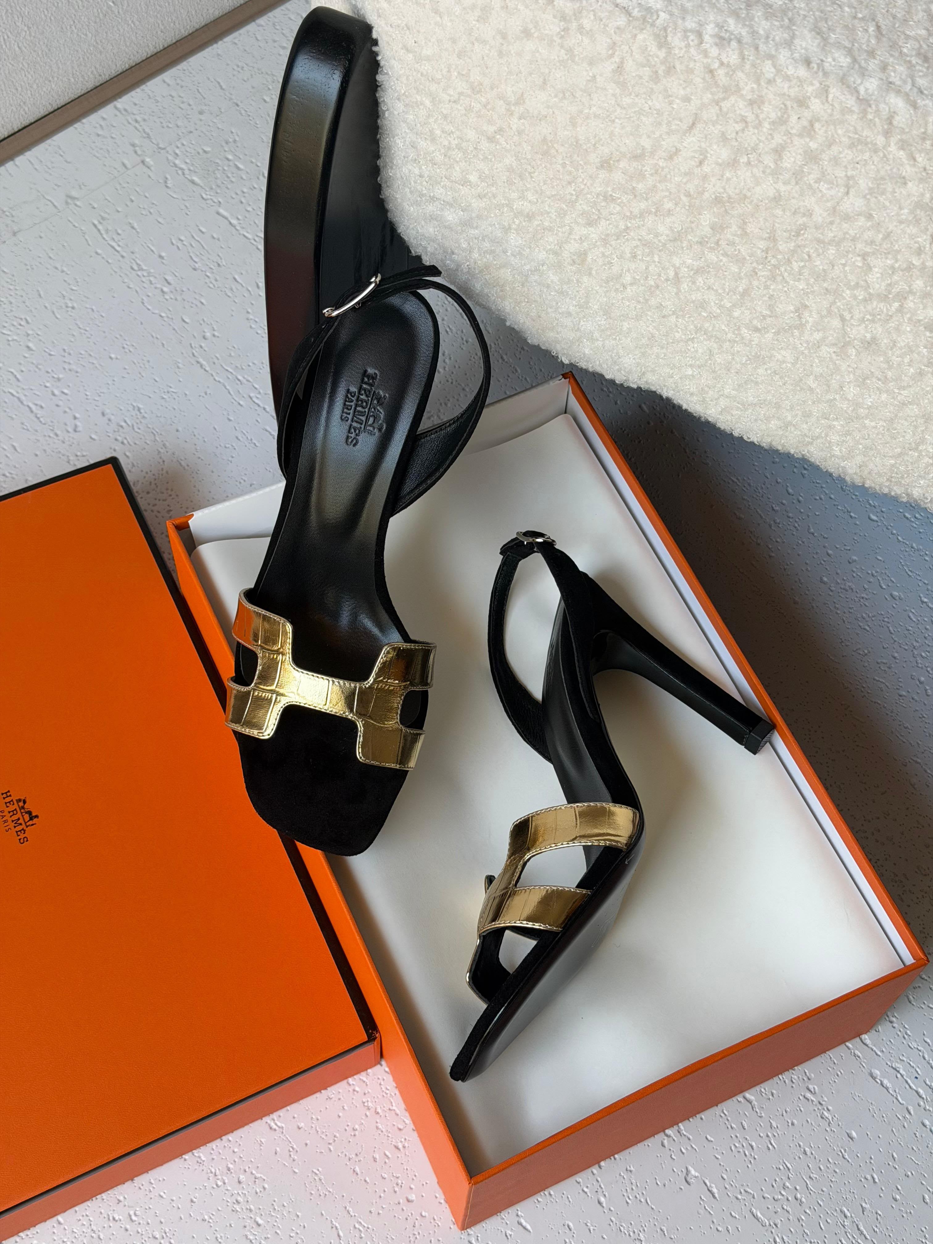 Hermes Premiere heeled Sandal