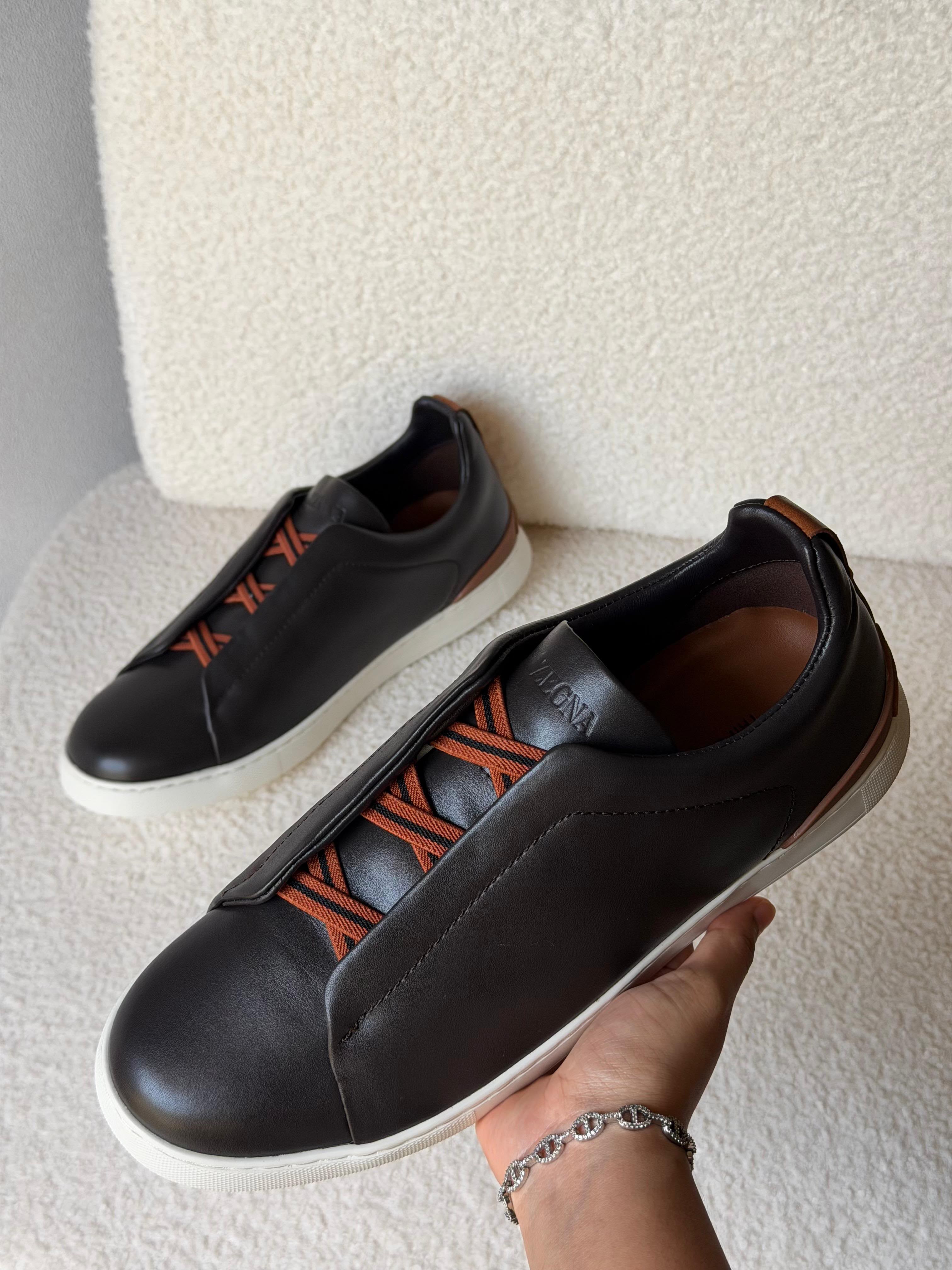 Zegna Triple Stitch Sneakers