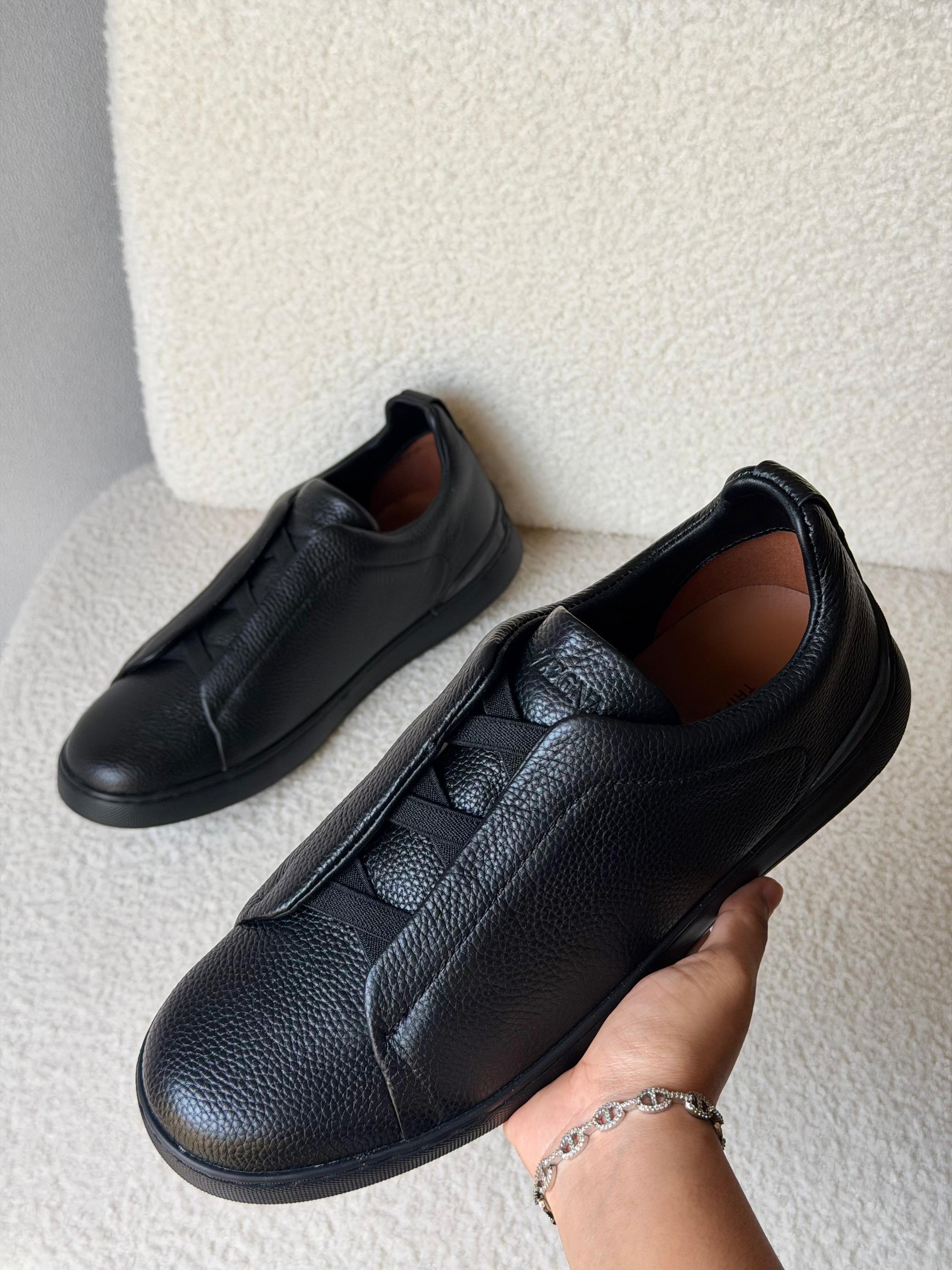 Zegna Triple Stitch Sneakers
