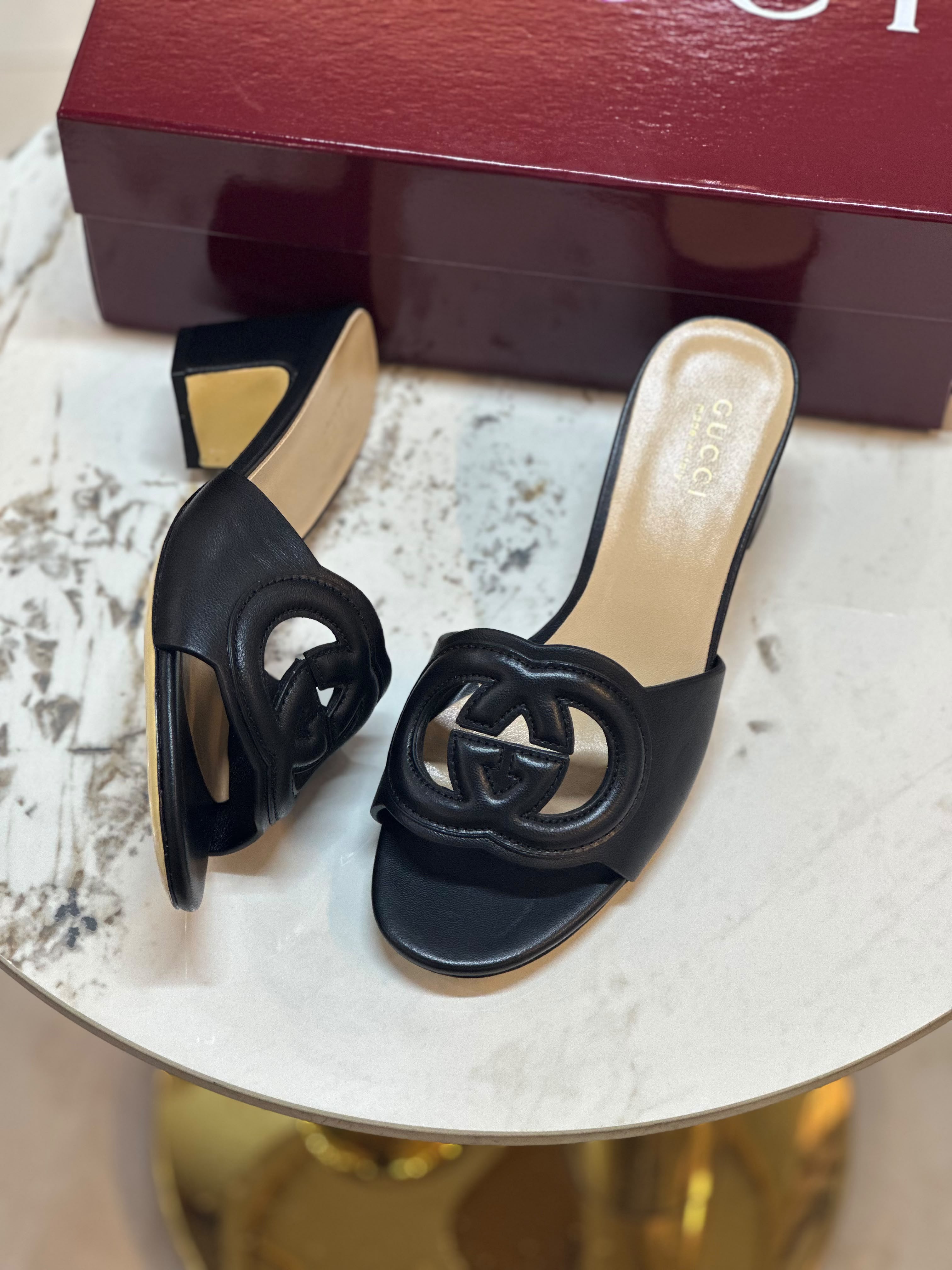 Gucci Womens Slide Sandal