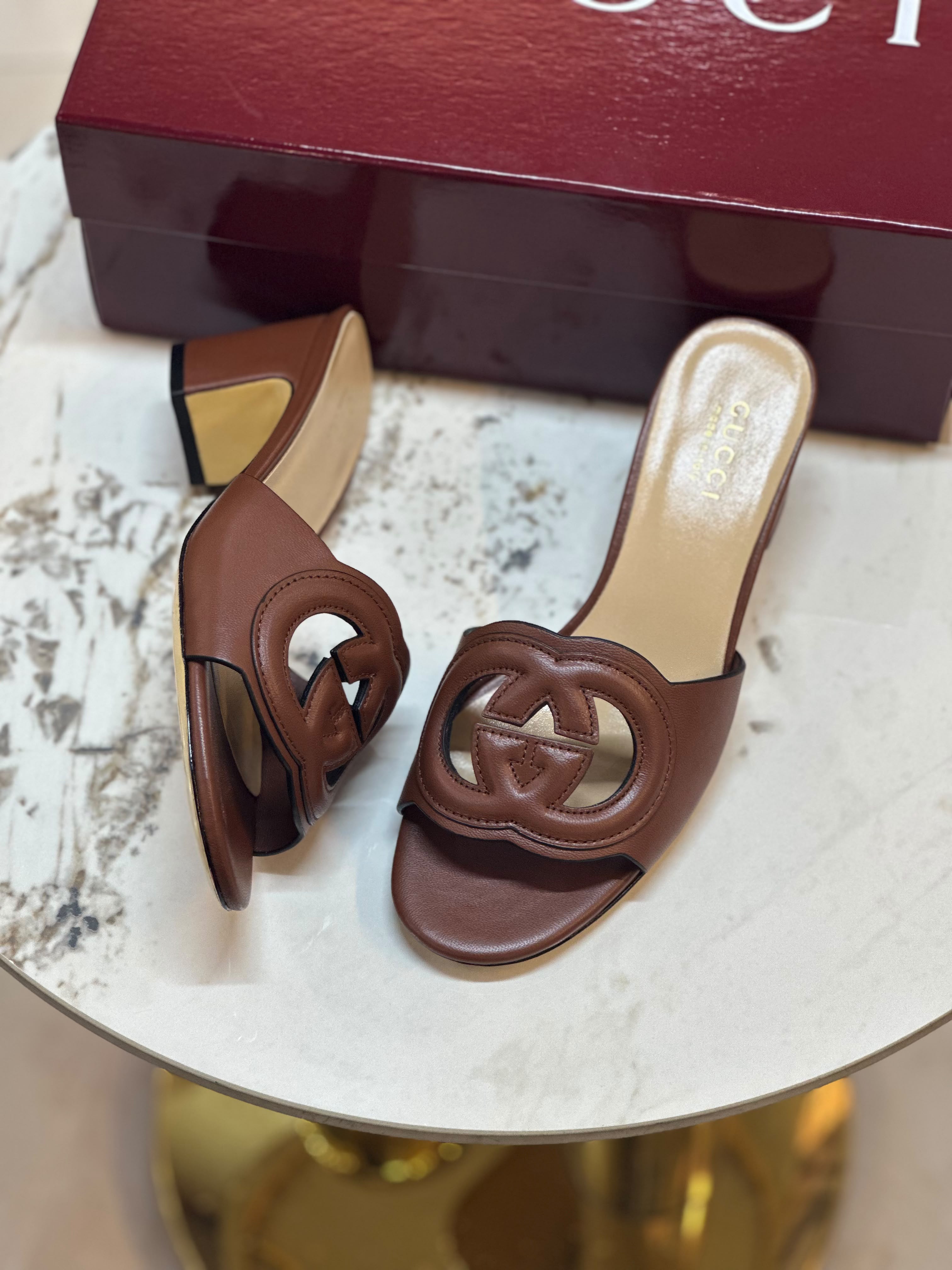 Gucci Womens Slide Sandal