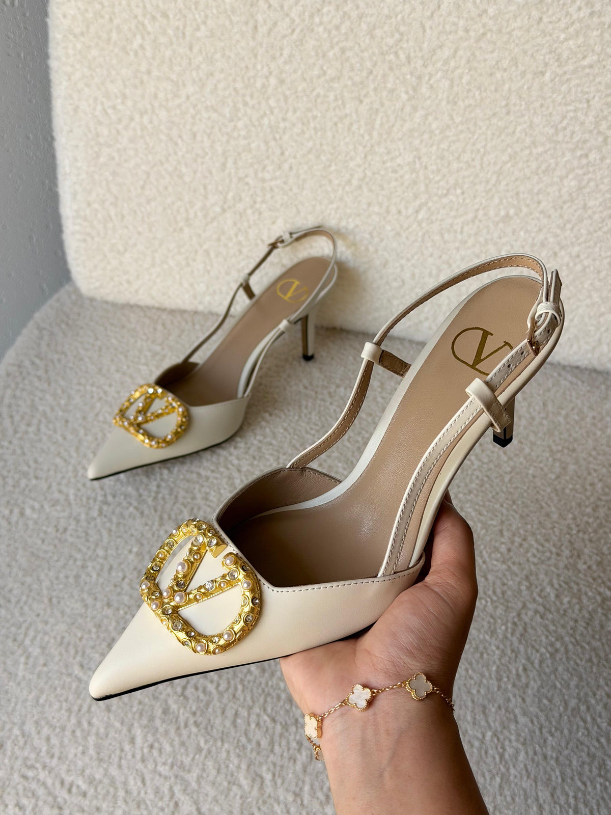 VALENTINO Vlogo Signature Slingback